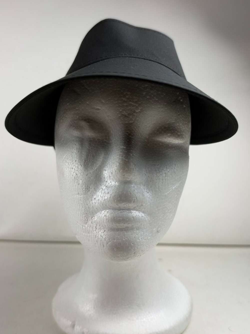 Athletic Works Womens Stretch Sun Visor Hat Black Wide Brim OSFM Tennis Golf